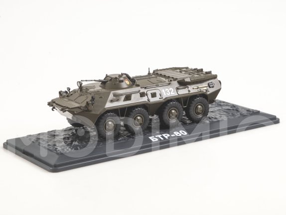 Наши Танки №25, БТР-80 Наши Танки (MODIMIO) в масштабе 1:43, фото 12